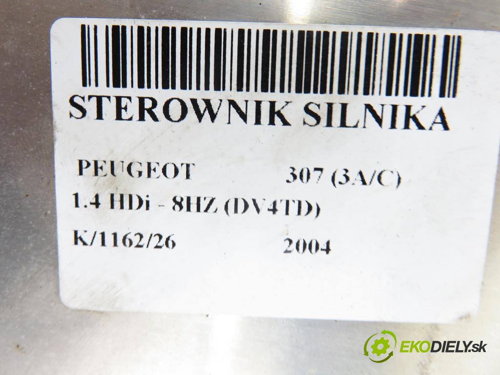 PEUGEOT 307 (3A/C) HB 2004 50,00 1.4 HDi - 8HZ (DV4TD) 1398,00 Riadiaca jednotka Motor 0281011090 ; 9654984380
