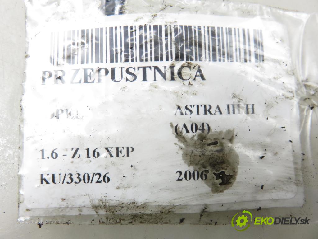 OPEL ASTRA H (A04) HB 2006 77,00 1.6 - Z 16 XEP 1598,00 škrtíci klapka 055559227 ; 25378492A (Škrticí klapka)