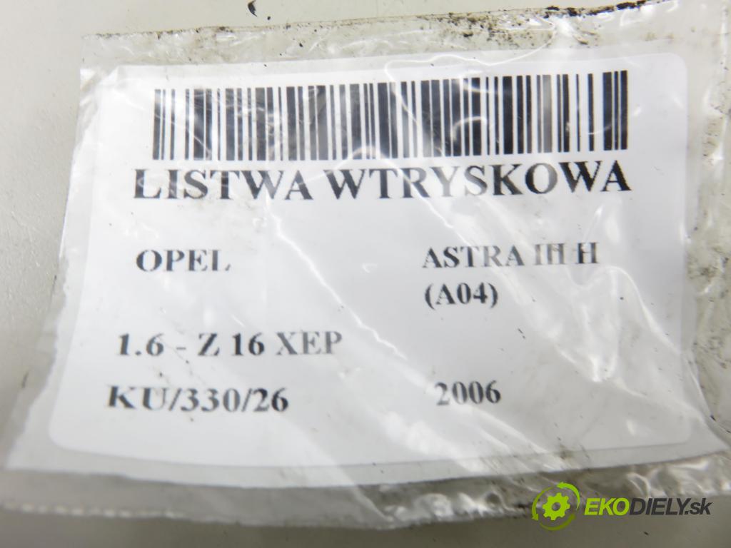 OPEL ASTRA H (A04) HB 2006 77,00 1.6 - Z 16 XEP 1598,00 Lišta vstrekovacia 25343299 (Vstrekovacia lišta)