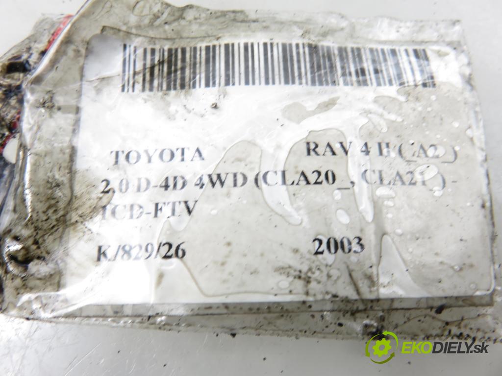TOYOTA RAV 4 II (_A2_) SUV 2003 85,00 2.0 D-4D 4WD 116 - 1CD-FTV 1995,00 vstřikovač 2367027030 (Vstřikovač paliva)