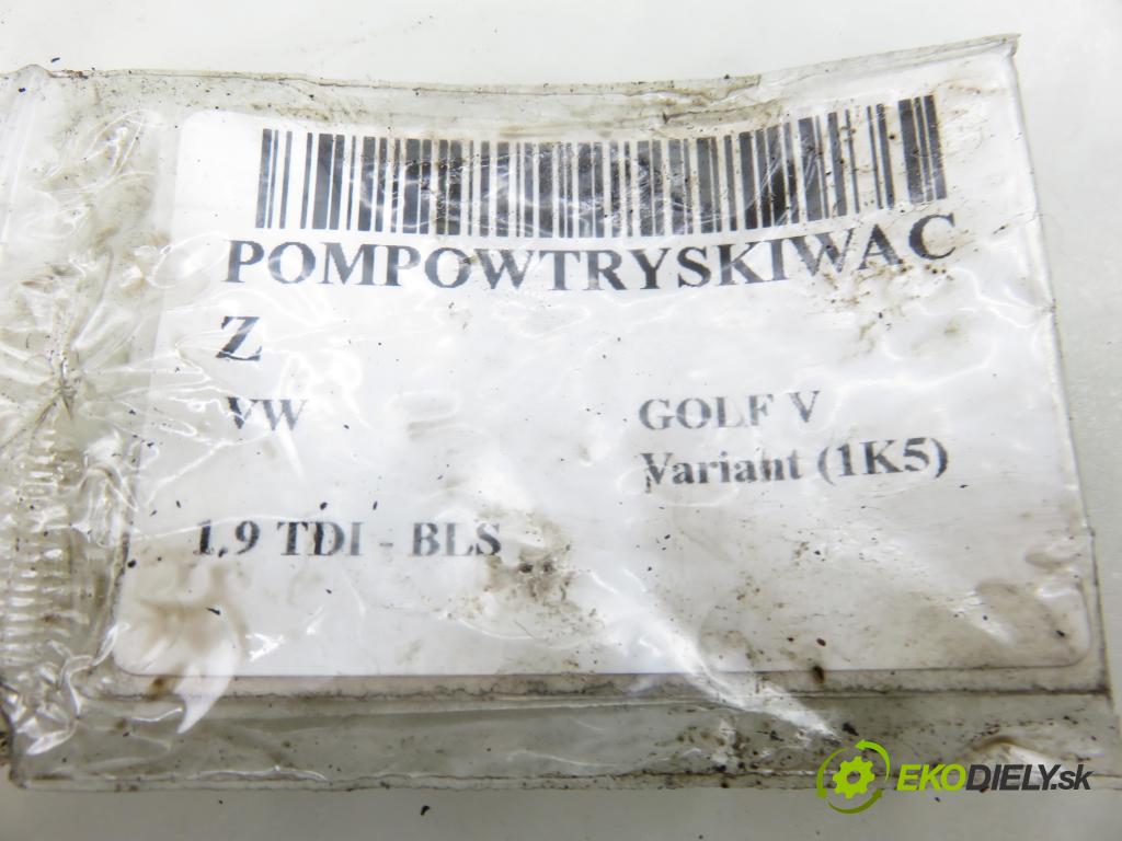 VW GOLF V Variant (1K5) KOMBI 2008 77,00 1.9 TDI - BLS 1896,00 vstříkovač 038130073BN ; 0414720313 (Vstřikovač paliva)