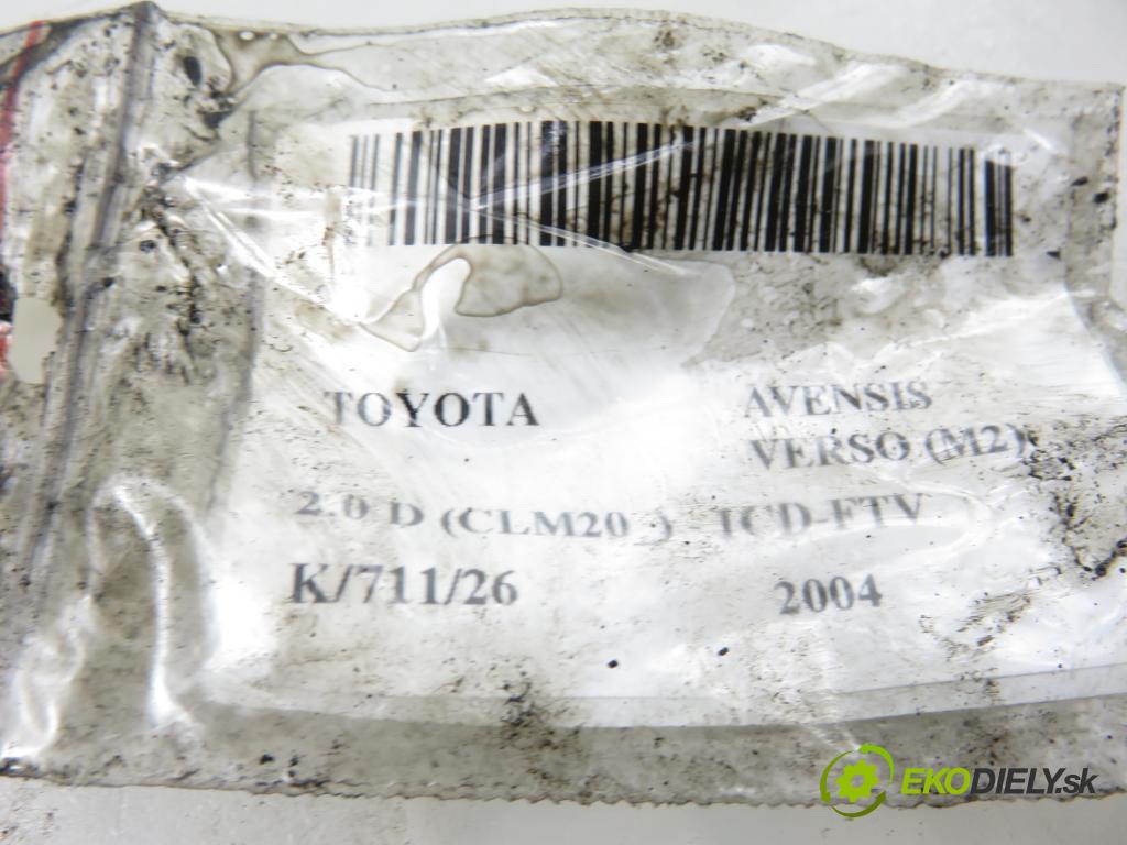 TOYOTA AVENSIS VERSO (_M2_) MINIVAN 2004 85,00 2.0 D (CLM20_) - 1CD-FTV 1995,00 vstřikovač 2367027030 (Vstřikovač paliva)