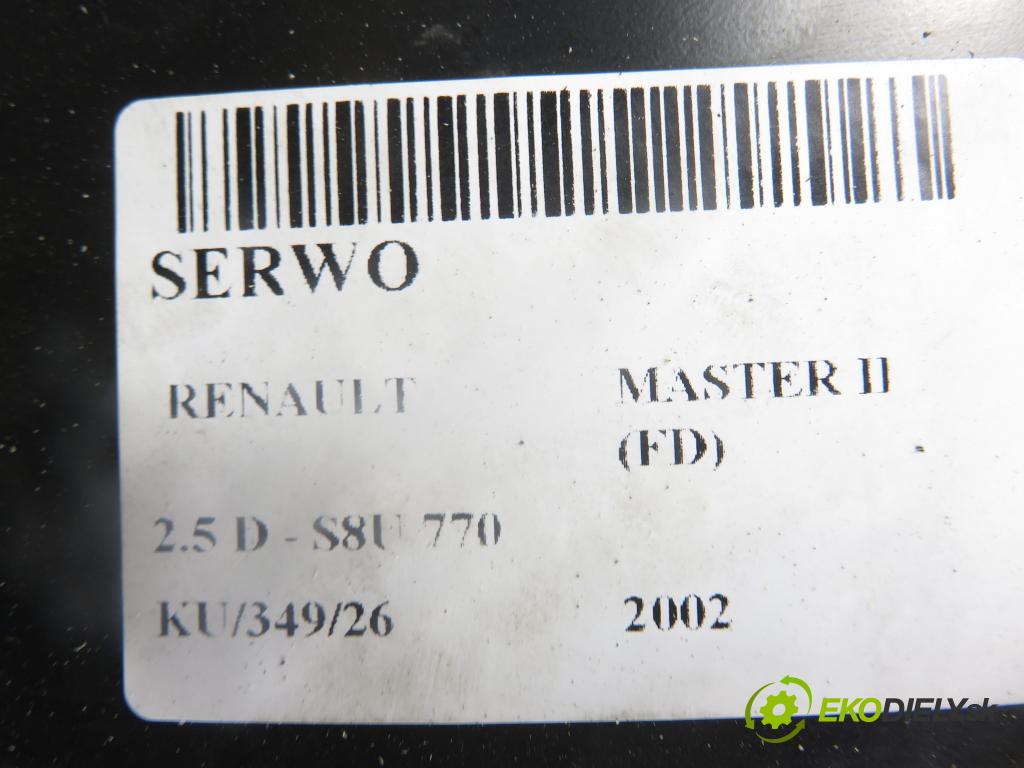 RENAULT MASTER II Skrzynia (FD) FURGON 2002 59,00 2.5 D - S8U 770 2499,00 Posilovač 7700308123J (Servočerpadlo)