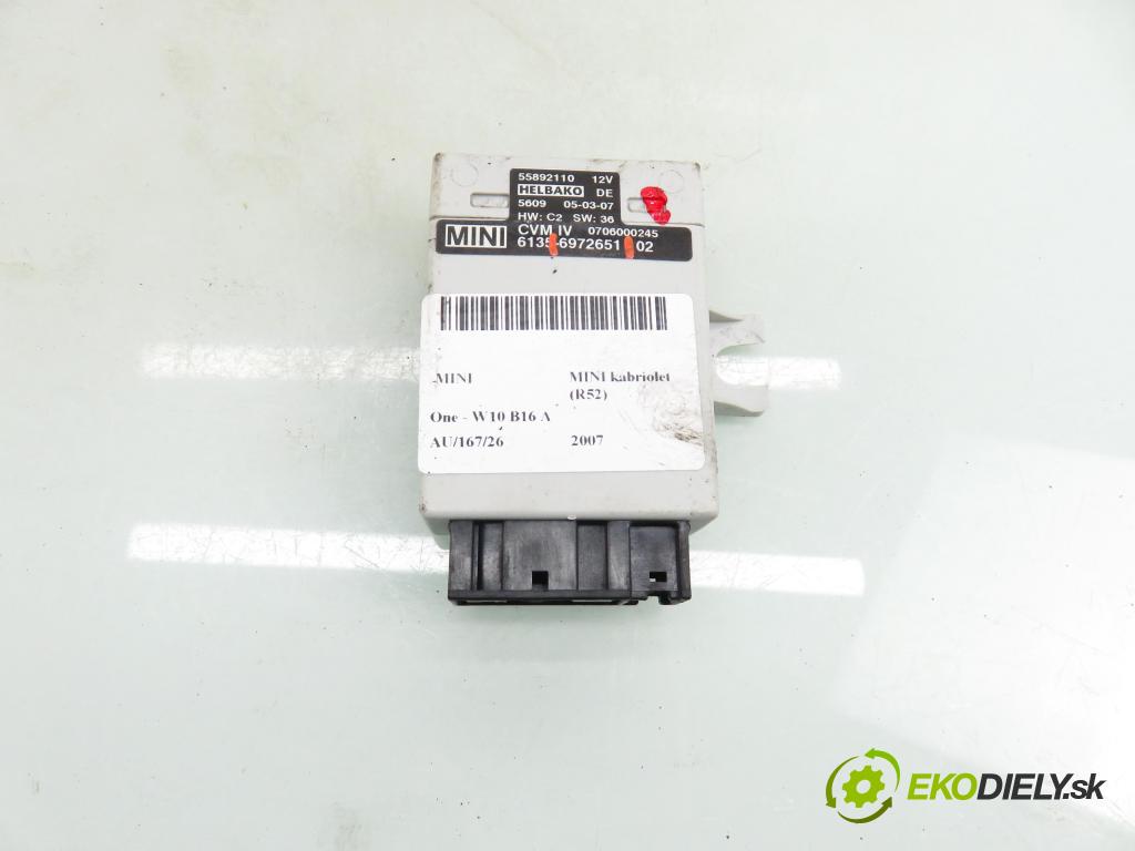 MINI MINI kabriolet (R52) CABRIO 2007 66,00 One - W10 B16 A 1598,00 riadiaca jednotka / MODUL INNE: 6972651