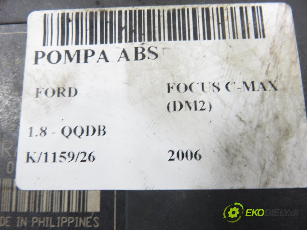 FORD FOCUS C-MAX (DM2) MINIVAN 2006 92,00 1.8 - QQDB 1798,00 Pumpa ABS 3M512C405HB ; 100206021640 ; 10096001193 (Pumpa ABS)