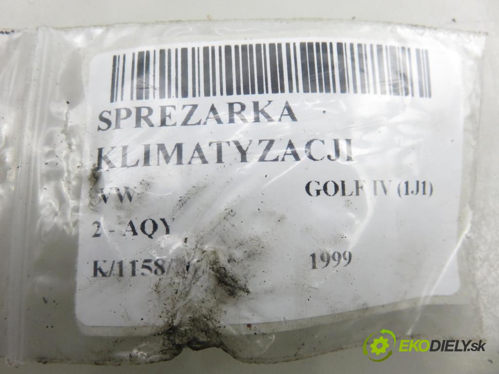 VW GOLF IV (1J1) HB 1999 85,00 2 - AQY 1984,00 KOMPRESOR: klimatizácie 1J0820803A (Kompresor klimatizácie)