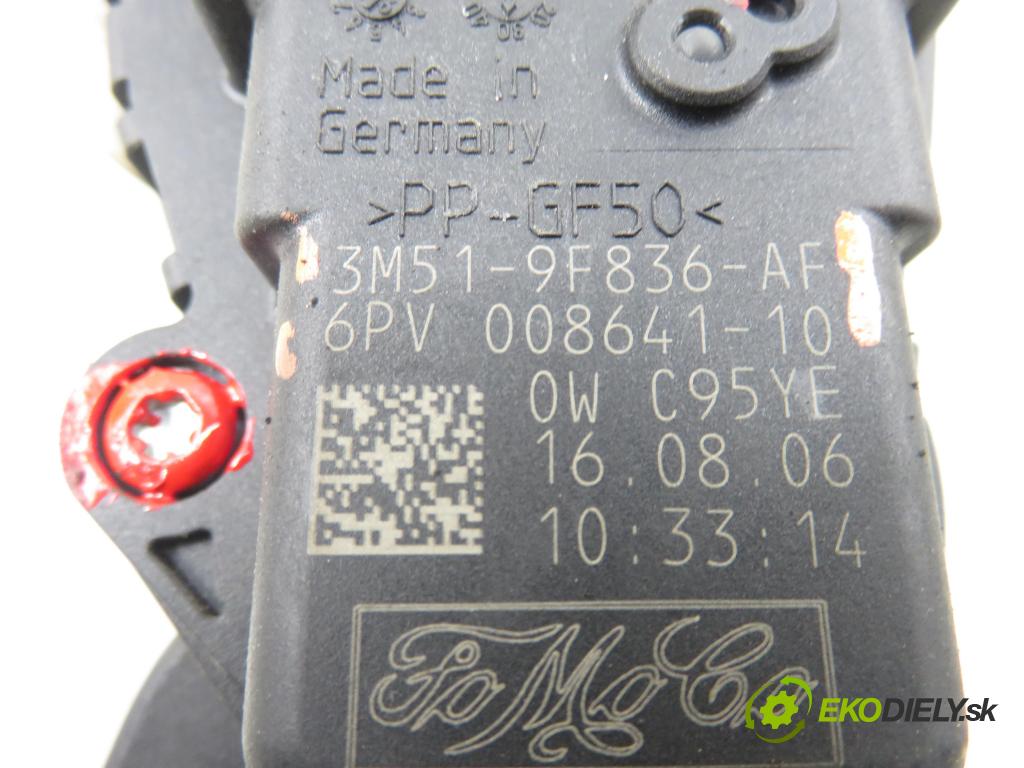 FORD FOCUS C-MAX (DM2) MINIVAN 2006 92,00 1.8 - QQDB 1798,00 potenciometr plynového pedálu 3M519F836AF ; 6PV00864110 (Potenciometr plynového pedálu)