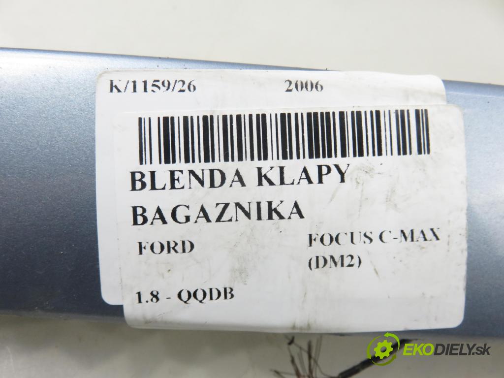 FORD FOCUS C-MAX (DM2) MINIVAN 2006 92,00 1.8 - QQDB 1798,00 Zadné čelo dverí kufor 6M51R43404BA