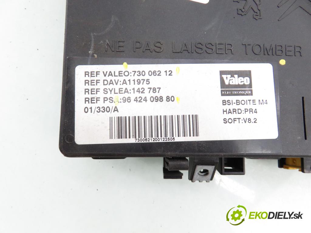 PEUGEOT PARTNER Combispace (5F) KOMBIVAN 2000 66,00 2.0 HDI - RHY (DW10TD) 1997,00 MODUL BSI 9642409880 ; 73006212