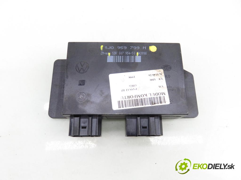 VW PASSAT B5 (3B2) SEDAN 1998 92,00 1.8 20V 125 - ADR 1781,00 MODUL komfortu 1J0959799N ; 5DK00795450