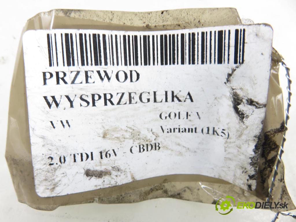 VW GOLF V Variant (1K5) KOMBI 2009 103,00 2.0 TDI 16V - CBDB 1968,00 rúrka vypínacieho ložiska 1K1721480B ; 6270000078