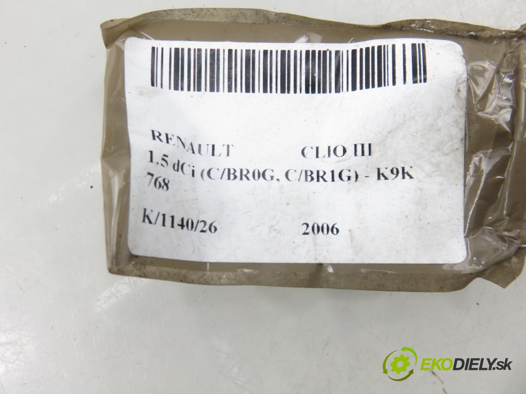 RENAULT CLIO III (BR0/1, CR0/1) HB 2006 50,00 1.5 dCi 68 - K9K 768 1461,00 Pružina zadné 2120210