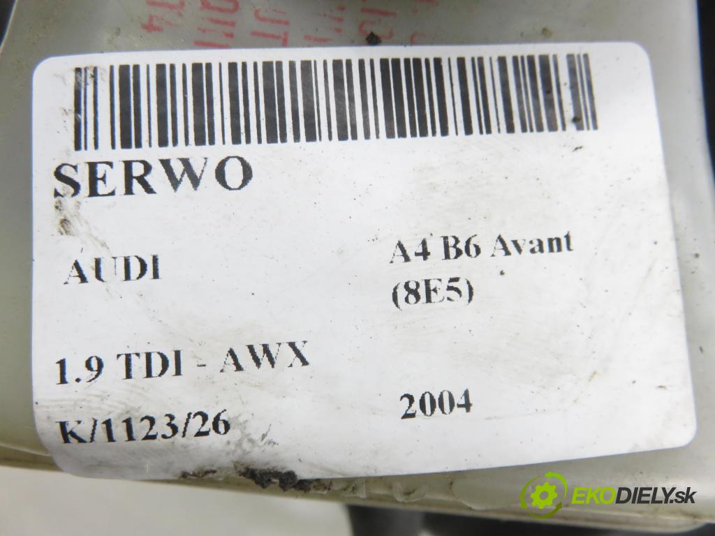 AUDI A4 Avant (8E5, B6) KOMBI 2004 96,00 1.9 TDI - AWX 1896,00 Posilovač 03785942014 ; 8E0612105N (Servočerpadlo)