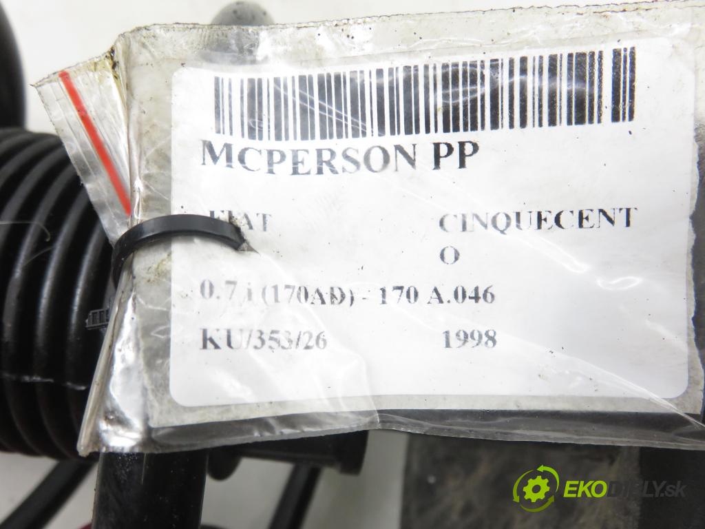 FIAT CINQUECENTO (170_) HB 1998 22,00 0.7 i (170AD) - 170 A.046 704,00 MCPERSON PP