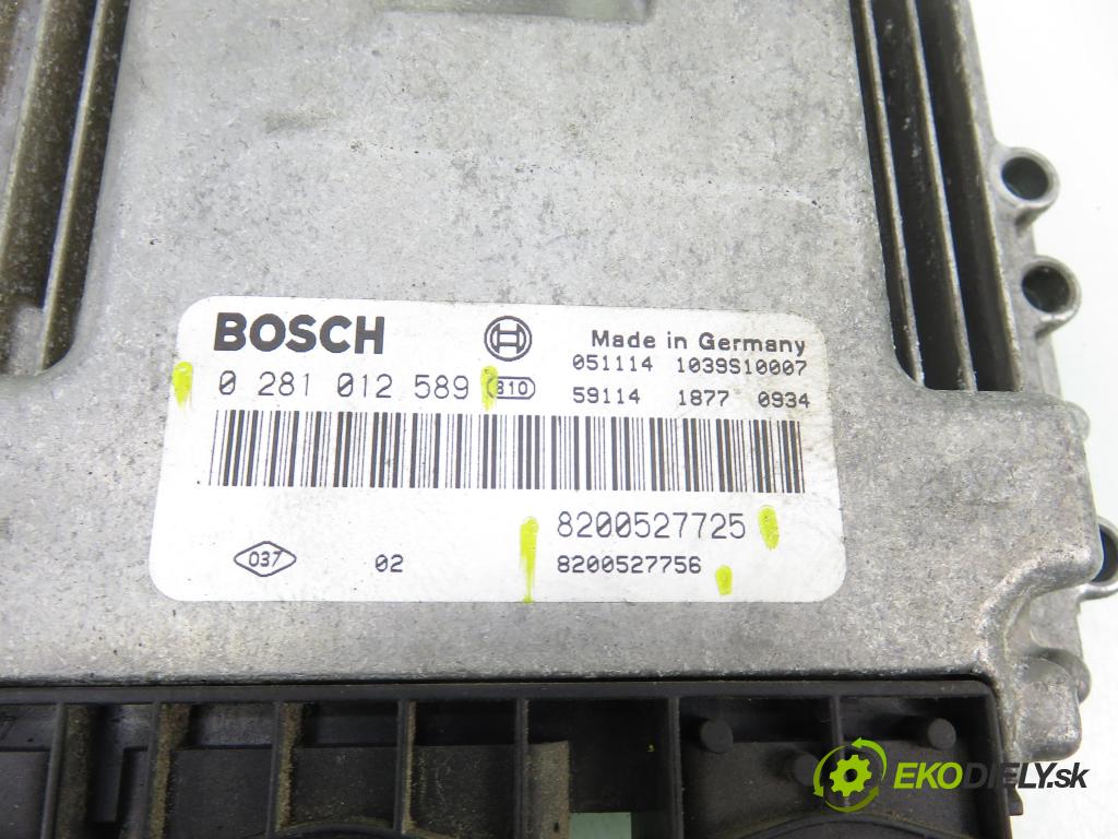 RENAULT GRAND SCENIC II (JM0/1_) HB 2006 88,00 1.9 dCi 120 - F9Q 812 1870,00 Riadiaca jednotka Motor 0281012589 ; 8200527725 ; 8200527756