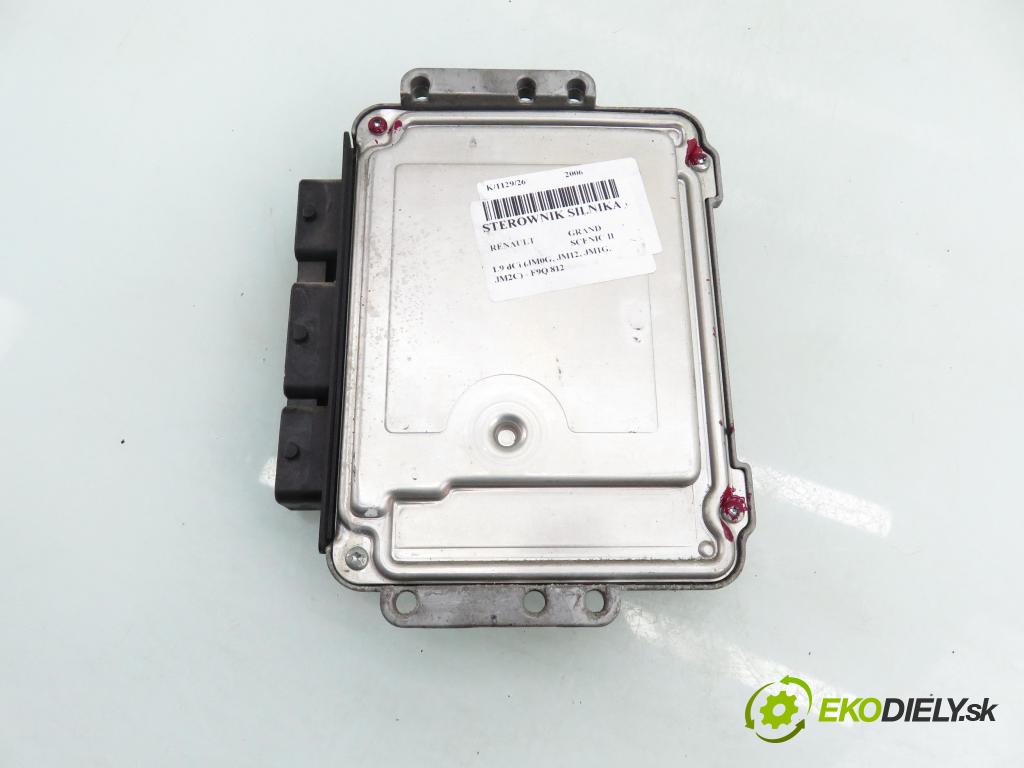 RENAULT GRAND SCENIC II (JM0/1_) HB 2006 88,00 1.9 dCi 120 - F9Q 812 1870,00 Riadiaca jednotka Motor 0281012589 ; 8200527725 ; 8200527756