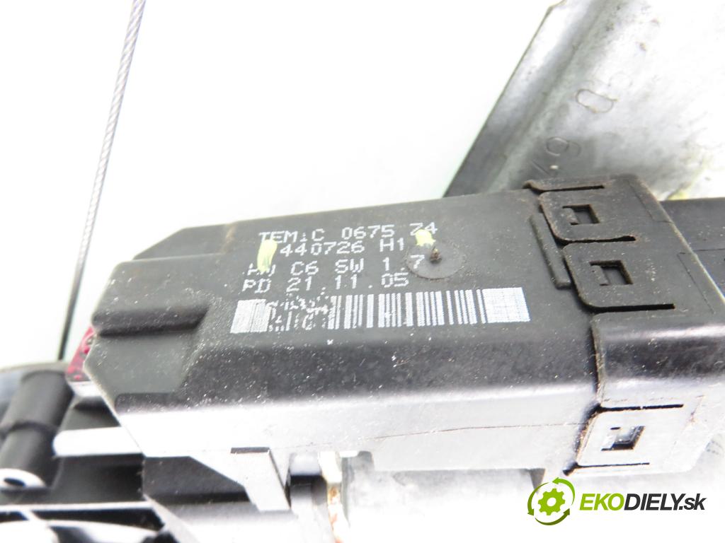 RENAULT GRAND SCENIC II (JM0/1_) HB 2006 88,00 1.9 dCi (JM0G, JM12, JM1G, JM2C) - F9Q 812 1870,00 Mechanizmus okien 440726H1