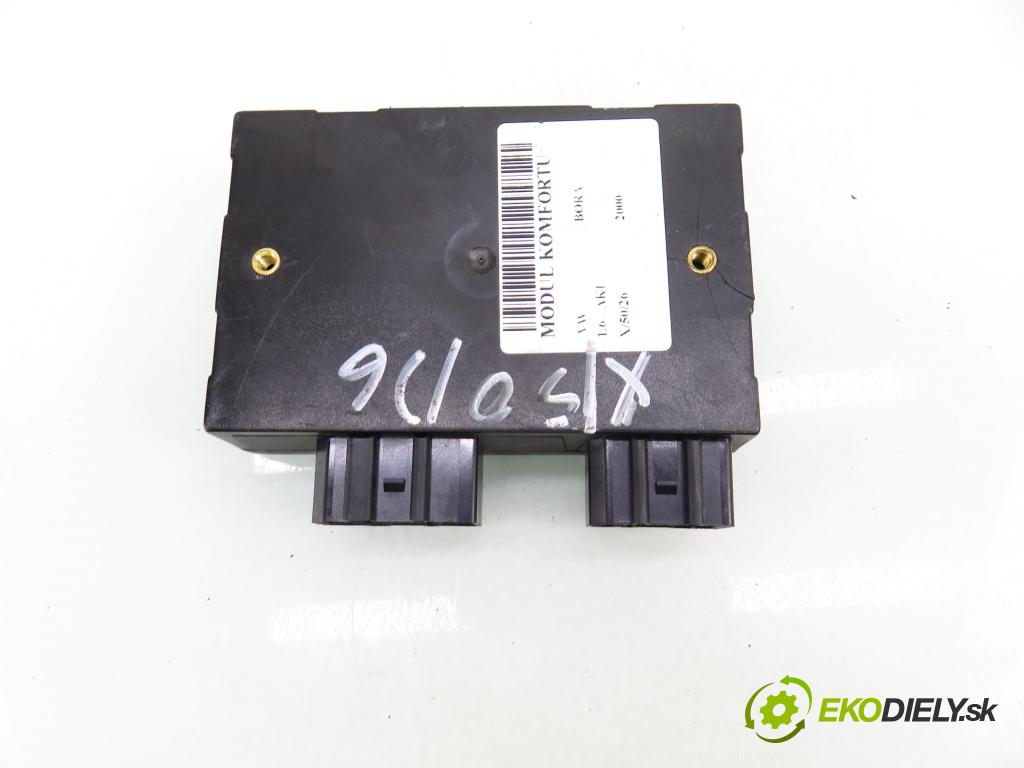 VW BORA (1J2) SEDAN 2000 74,00 1.6 - AKL 1595,00 MODUL komfortu 1J0959799N ; 5DK00795450