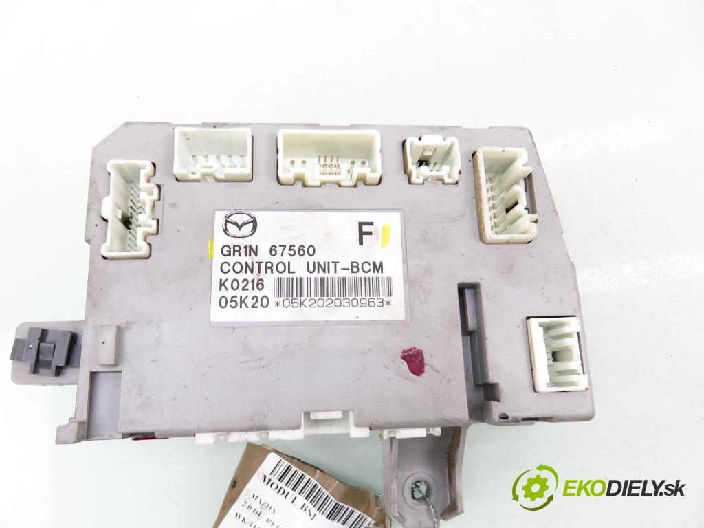 MAZDA 6 sedan (GG) SEDAN 2006 89,00 2.0 DI - RF5C 1998,00 MODUL BCM GR1N67560GF