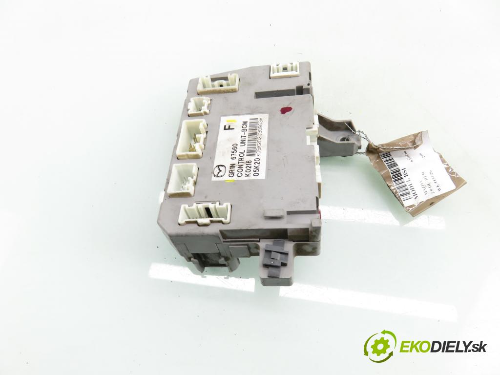 MAZDA 6 sedan (GG) SEDAN 2006 89,00 2.0 DI - RF5C 1998,00 MODUL BCM GR1N67560GF