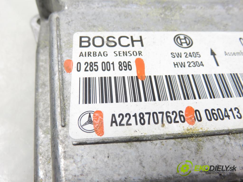 MERCEDES-BENZ KLASA S (W221) SEDAN 2006 173,00 S 320 CDI (221.022, 221.122) - OM 642.930 2987,00 MODUL air BAG 0285001896 ; A2218707626