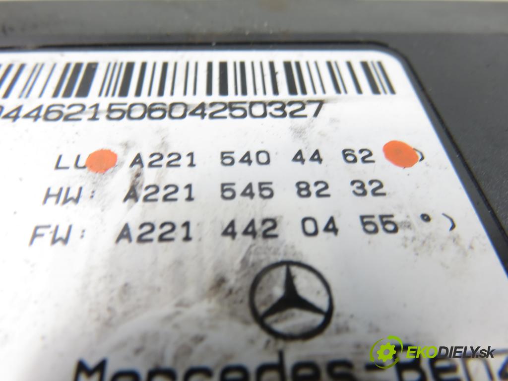 MERCEDES-BENZ KLASA S (W221) SEDAN 2006 173,00 S 320 CDI 235 - OM 642.930 2987,00 MODUL akumulátora A2215404462 ; 5DK00901304