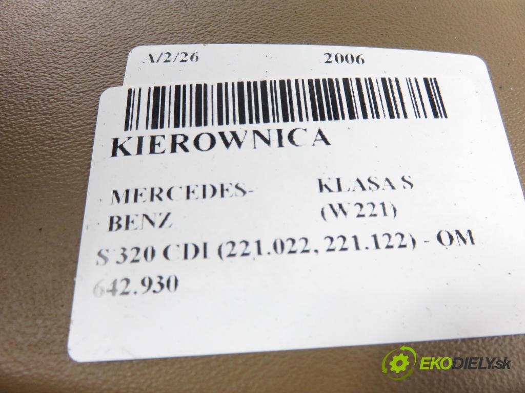 MERCEDES-BENZ KLASA S (W221) SEDAN 2006 173,00 S 320 CDI (221.022, 221.122) - OM 642.930 2987,00 Volant A2214800303 (Volant)