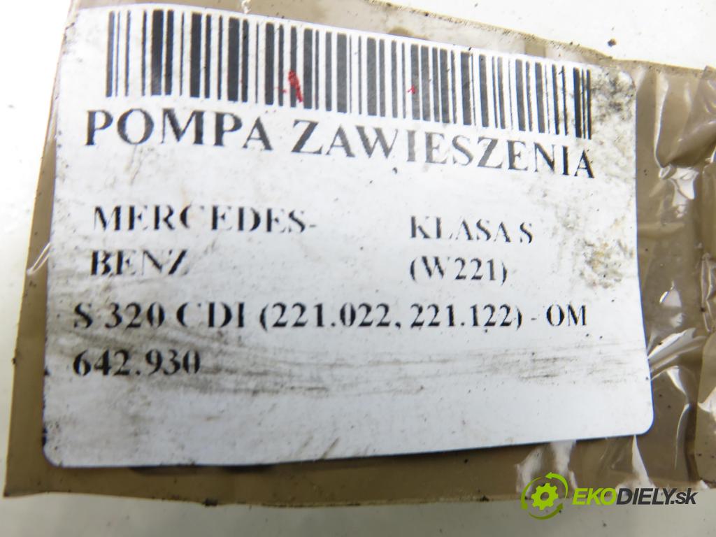 MERCEDES-BENZ KLASA S (W221) SEDAN 2006 173,00 S 320 CDI (221.022, 221.122) - OM 642.930 2987,00 pumpa nápravy
