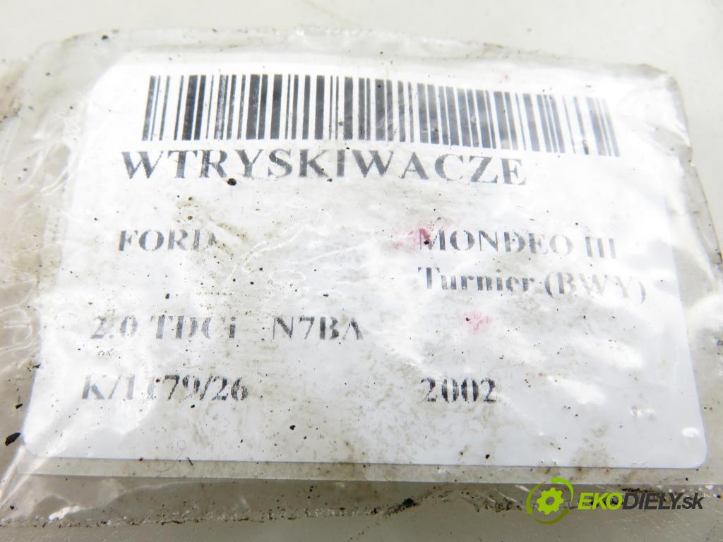 FORD MONDEO III Turnier (BWY) KOMBI 2002 96,00 2.0 TDCi 130 - N7BA 1998,00 vstřikovač EJDR00101Z ; 2S7Q9K546AH (Vstřikovač paliva)