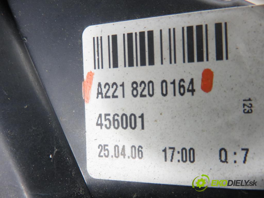 MERCEDES-BENZ KLASA S (W221) SEDAN 2006 173,00 S 320 CDI (221.022, 221.122) - OM 642.930 2987,00 Svetlo ľavé zadné A2218200164