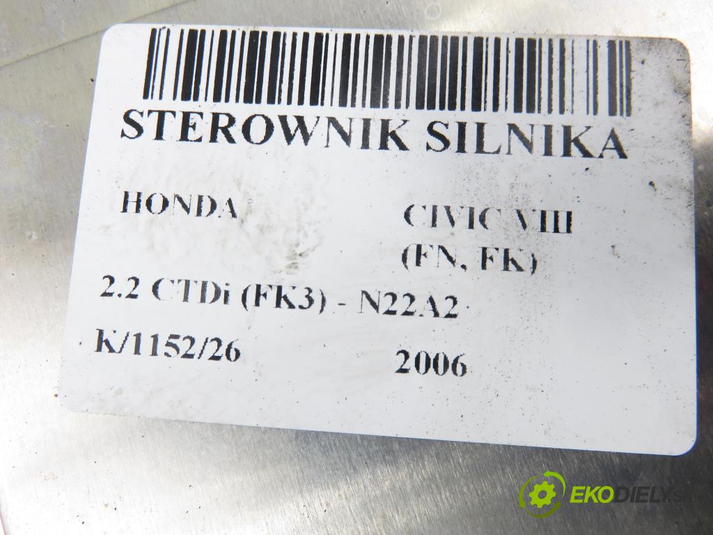 HONDA CIVIC VIII (FN, FK) HB 2006 103,00 2.2 CTDi (FK3) - N22A2 2204,00 Riadiaca jednotka Motor 0281012660