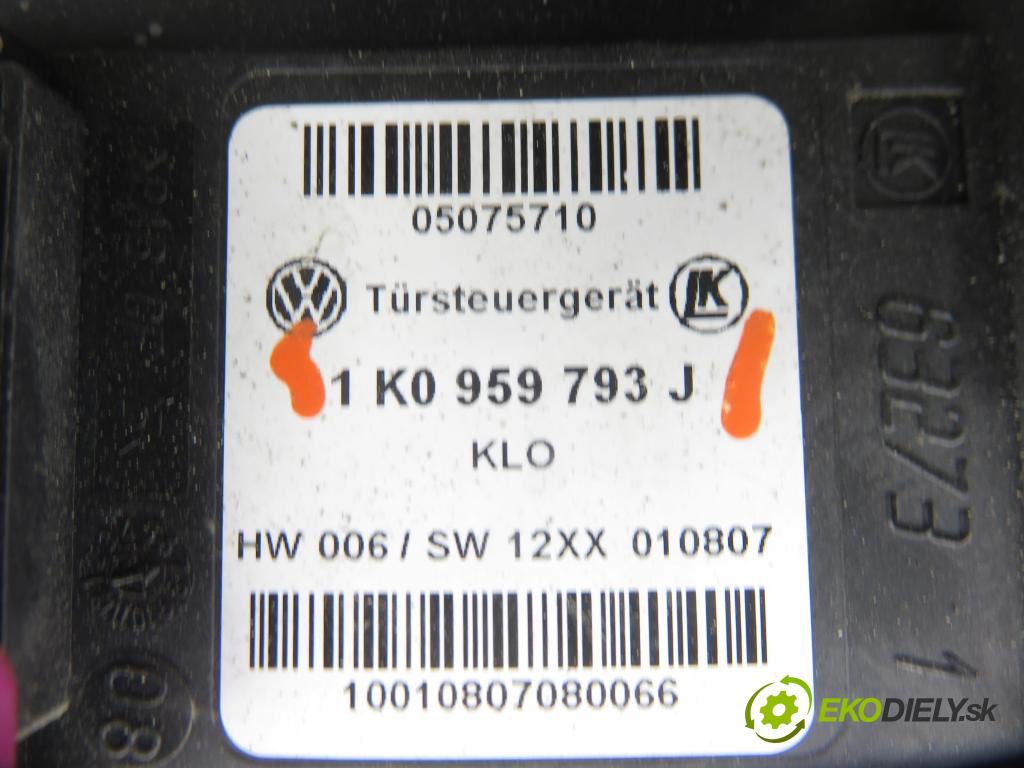VW CADDY III Variant (2KB, 2KJ, 2CB, 2CJ) KOMBIVAN 2007 77,00 1.9 TDI - BLS 1896,00 Mechanizmus okien 1K0959793J ; 1T0959701D ; 1T0837755