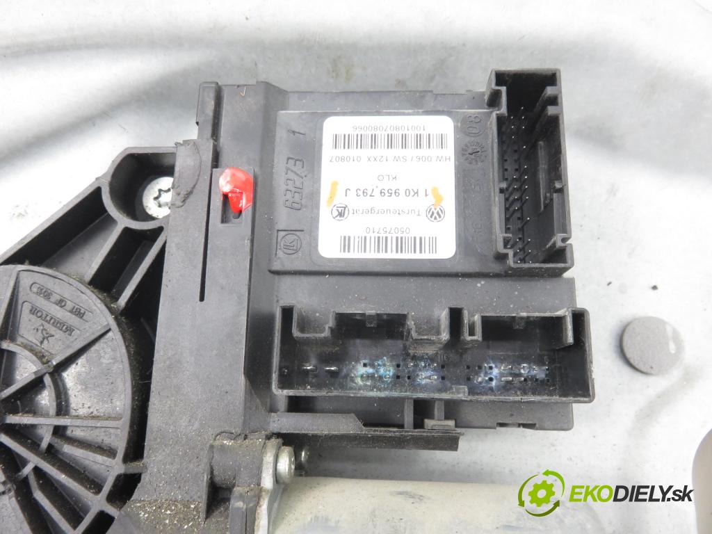 VW CADDY III Variant (2KB, 2KJ, 2CB, 2CJ) KOMBIVAN 2007 77,00 1.9 TDI - BLS 1896,00 Mechanizmus okien 1K0959793J ; 1T0959701D ; 1T0837755