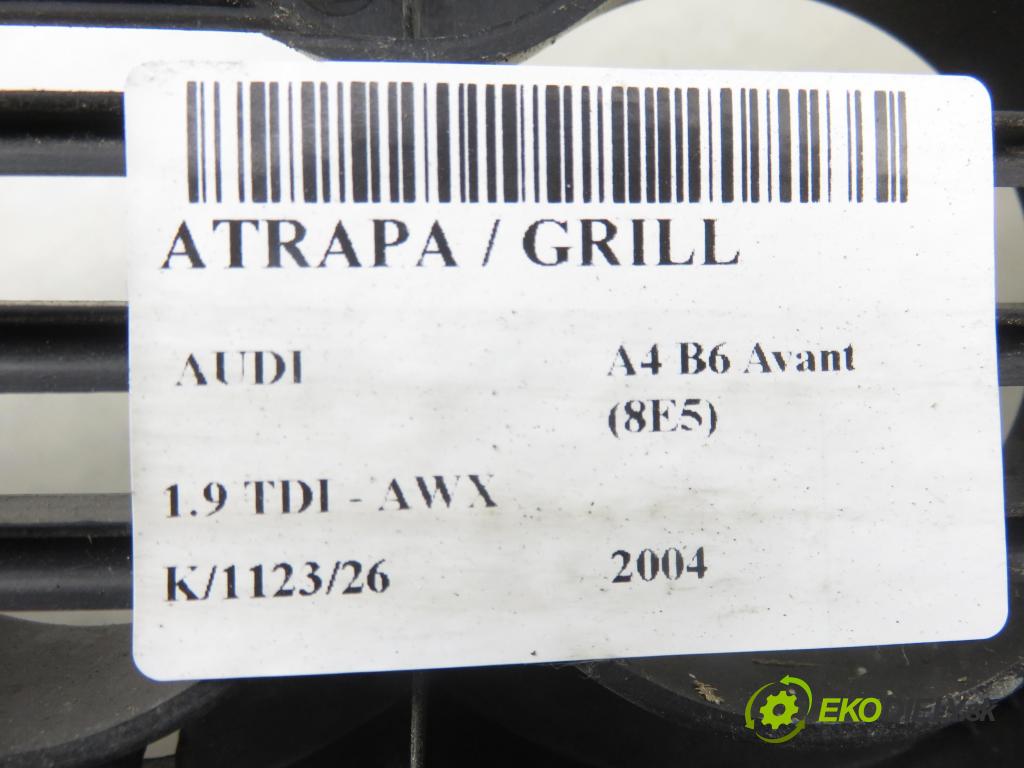 AUDI A4 Avant (8E5, B6) KOMBI 2004 96,00 1.9 TDI - AWX 1896,00 mřížka / maska