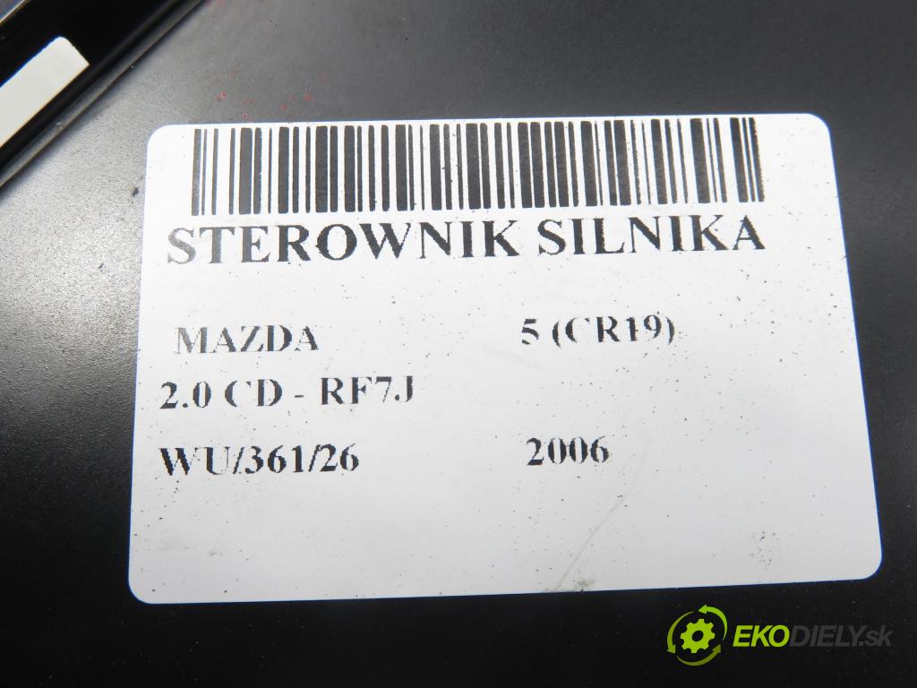 MAZDA 5 (CR19) MINIVAN 2006 81,00 2.0 MZR-CD 110 - RF7J 1998,00 Riadiaca jednotka Motor 2758006459 ; RF7N18881M