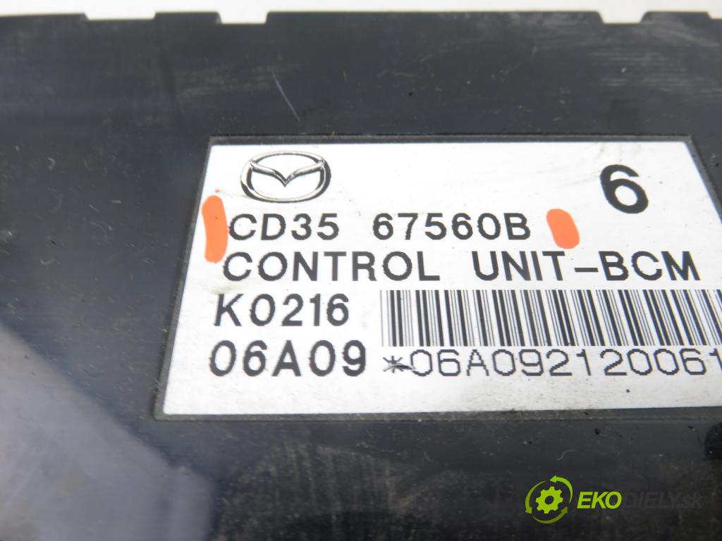 MAZDA 5 (CR19) MINIVAN 2006 81,00 2.0 MZR-CD 110 - RF7J 1998,00 MODUL BCM CD3567560B