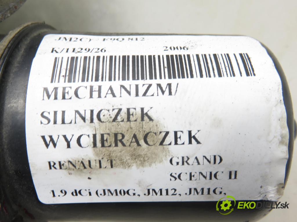 RENAULT GRAND SCENIC II (JM0/1_) HB 2006 88,00 1.9 dCi 120 - F9Q 812 1870,00 MECHANISMUS/ motorek stěračů 53565202