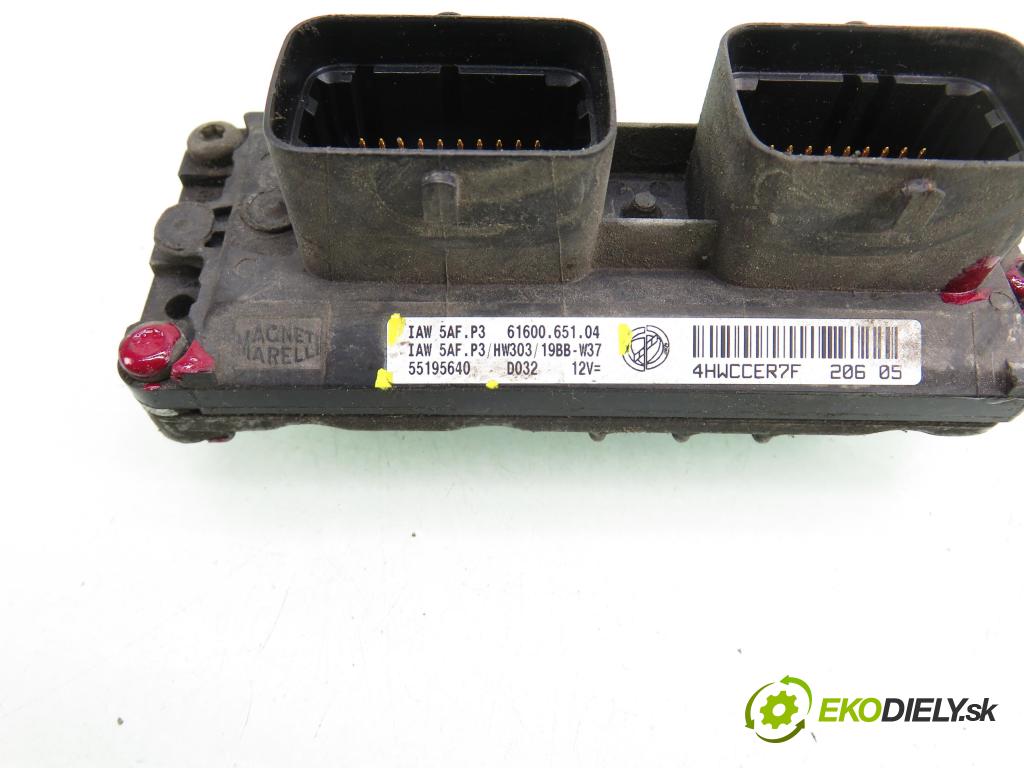 FIAT PUNTO (188_) HB 2005 44,00 1.2 60 (188.030, .050, .130, .150, .230, .250) - 1 1242,00 Riadiaca jednotka Motor 55195640 ; IAW5AFP3 ; 6160065104