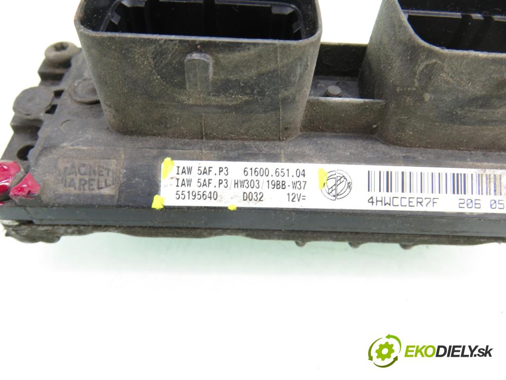 FIAT PUNTO (188_) HB 2005 44,00 1.2 60 (188.030, .050, .130, .150, .230, .250) - 1 1242,00 Riadiaca jednotka Motor 55195640 ; IAW5AFP3 ; 6160065104