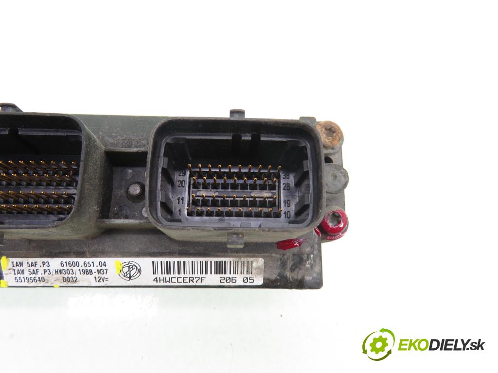 FIAT PUNTO (188_) HB 2005 44,00 1.2 60 (188.030, .050, .130, .150, .230, .250) - 1 1242,00 Riadiaca jednotka Motor 55195640 ; IAW5AFP3 ; 6160065104