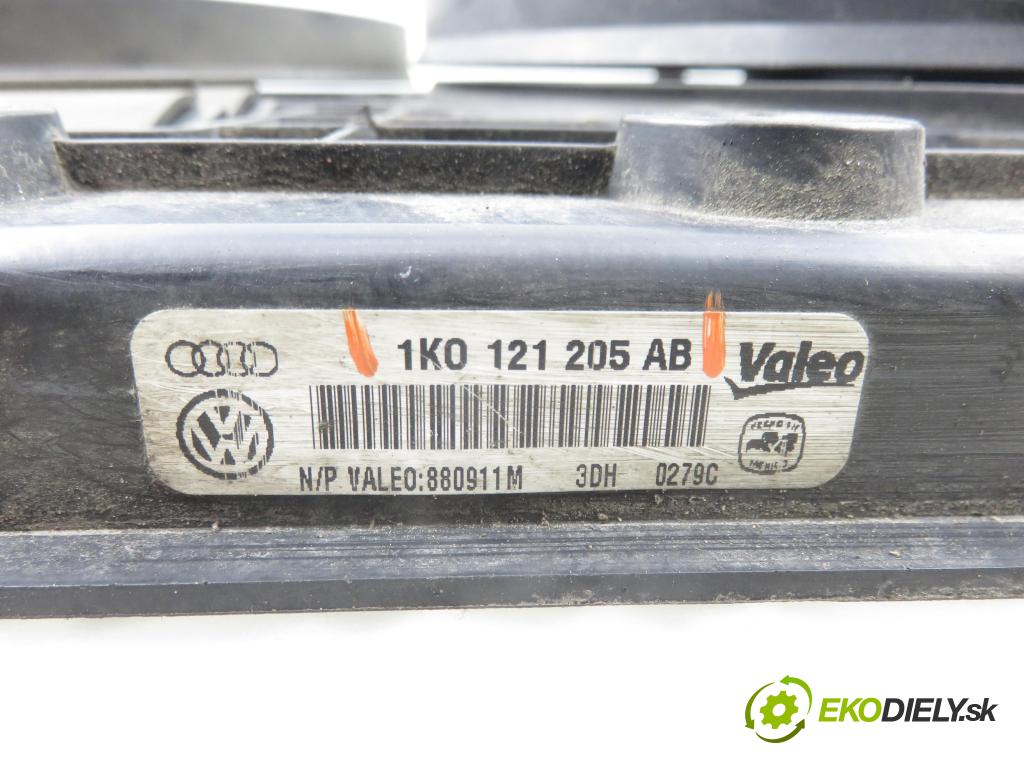VW GOLF V Variant (1K5) KOMBI 2009 103,00 2.0 TDI 16V - CBDB 1968,00 ventilátor chladič PODNEBÍ / VODA 1K0121205AB