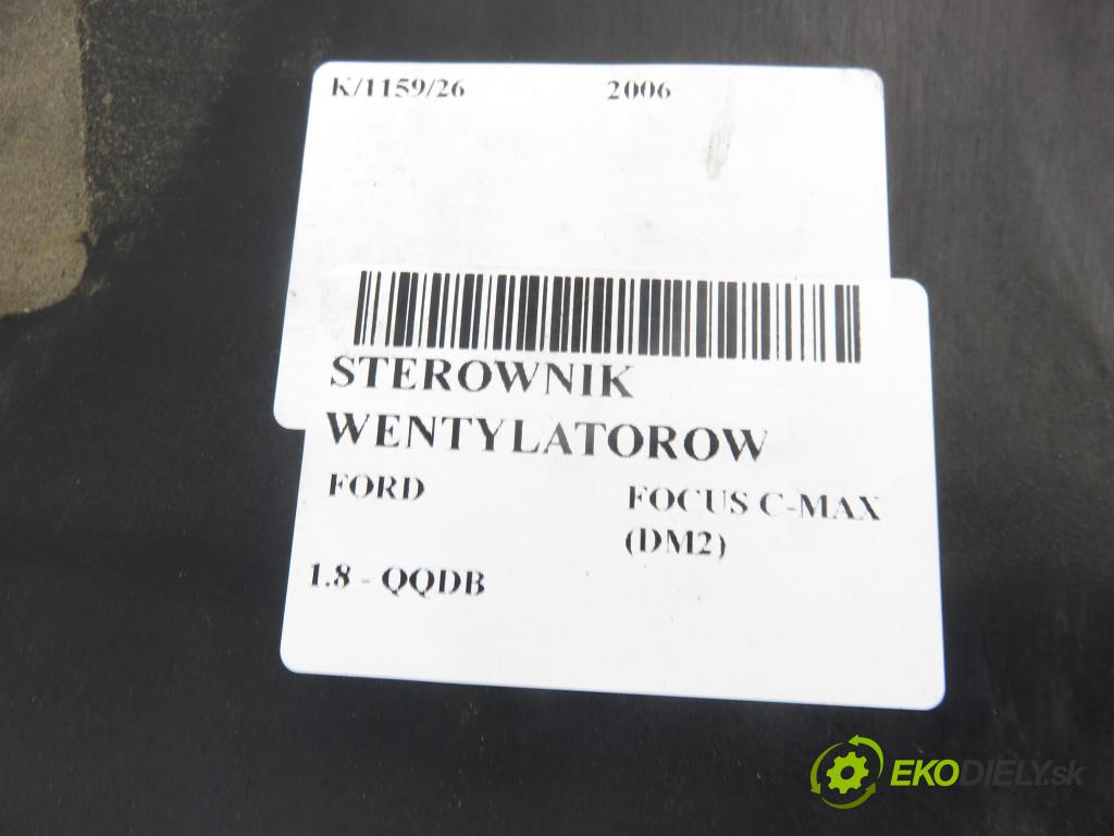 FORD FOCUS C-MAX (DM2) MINIVAN 2006 92,00 1.8 - QQDB 1798,00 ventilátor chladič vody 3M5H8C607RG ; 1137328148 ; 0130303930