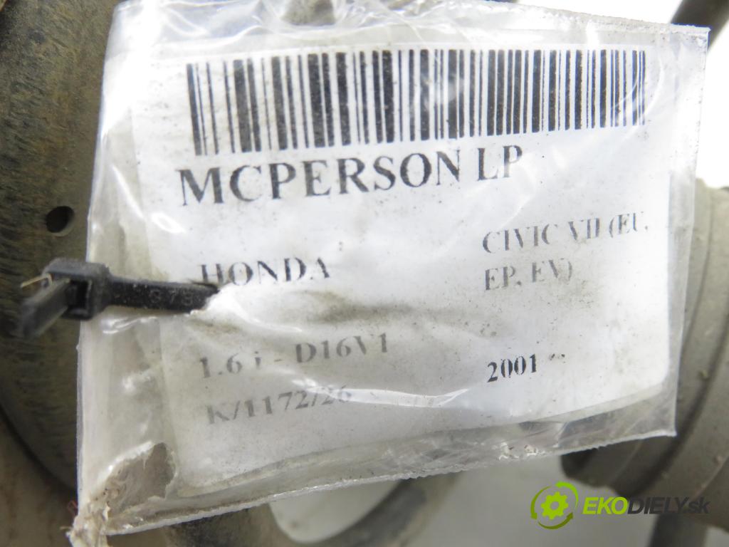 HONDA CIVIC VII Hatchback (EU, EP, EV) HB 2001 81,00 1.6 i - D16V1 1590,00 MCPERSON LP