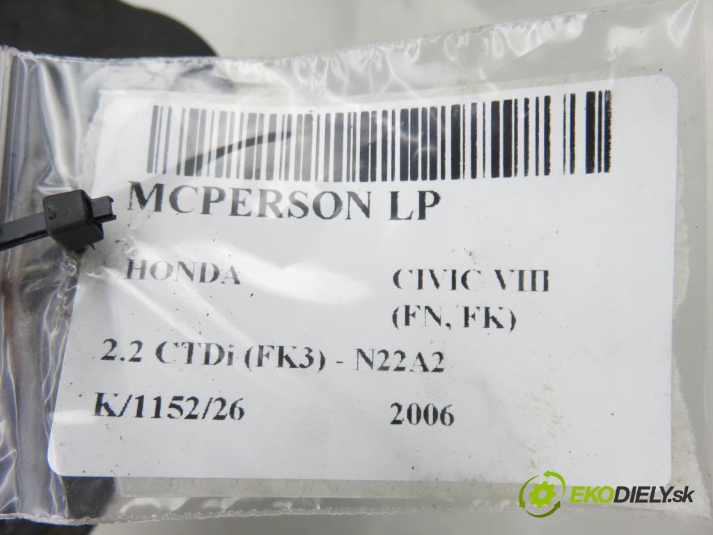 HONDA CIVIC VIII (FN, FK) HB 2006 103,00 2.2 CTDi (FK3) - N22A2 2204,00 MCPERSON LP