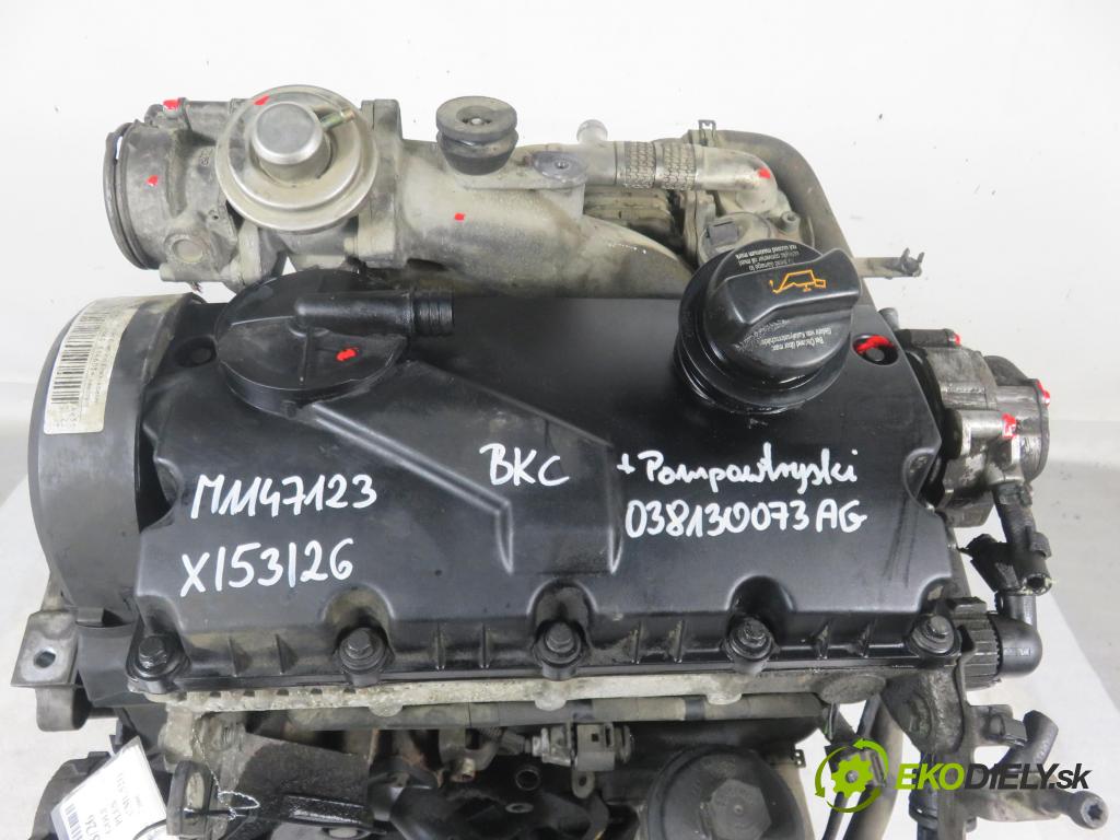 VW GOLF PLUS (5M1, 521) MINIVAN 2005 77,00 1.9 TDI PD 105 - BKC 1896,00 Motor DIESEL BKC