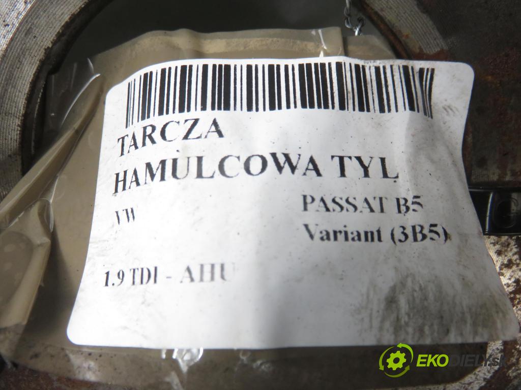 VW PASSAT B5 Variant (3B5) KOMBI 1998 66,00 1.9 TDI 90 - AHU 1896,00 Lamela kotúč brzdová zadné K60501