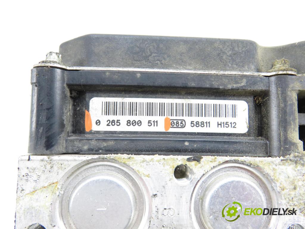 VW POLO (9N_) HB 2006 59,00 1.4 TDI - BNV 1422,00 Pumpa ABS 0265800511 ; 0265231712 ; 6Q0614117S (Pumpa ABS)
