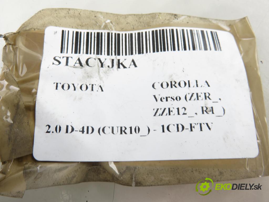 TOYOTA COROLLA Verso (ZER_, ZZE12_, R1_) MINIVAN 2005 85,00 2.0 D-4D (CUR10_) - 1CD-FTV 1995,00 spínačka 626399000 ; 15A7101 (Spínací skříňka)