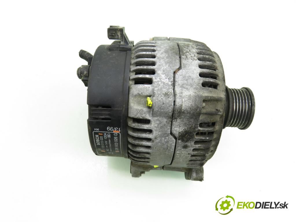 SEAT ALHAMBRA (7V8, 7V9) MINIVAN 1998 66,00 1.9 TDI - AHU 1896,00 Alternátor 028903026G ; 0123515020 (Alternátor)
