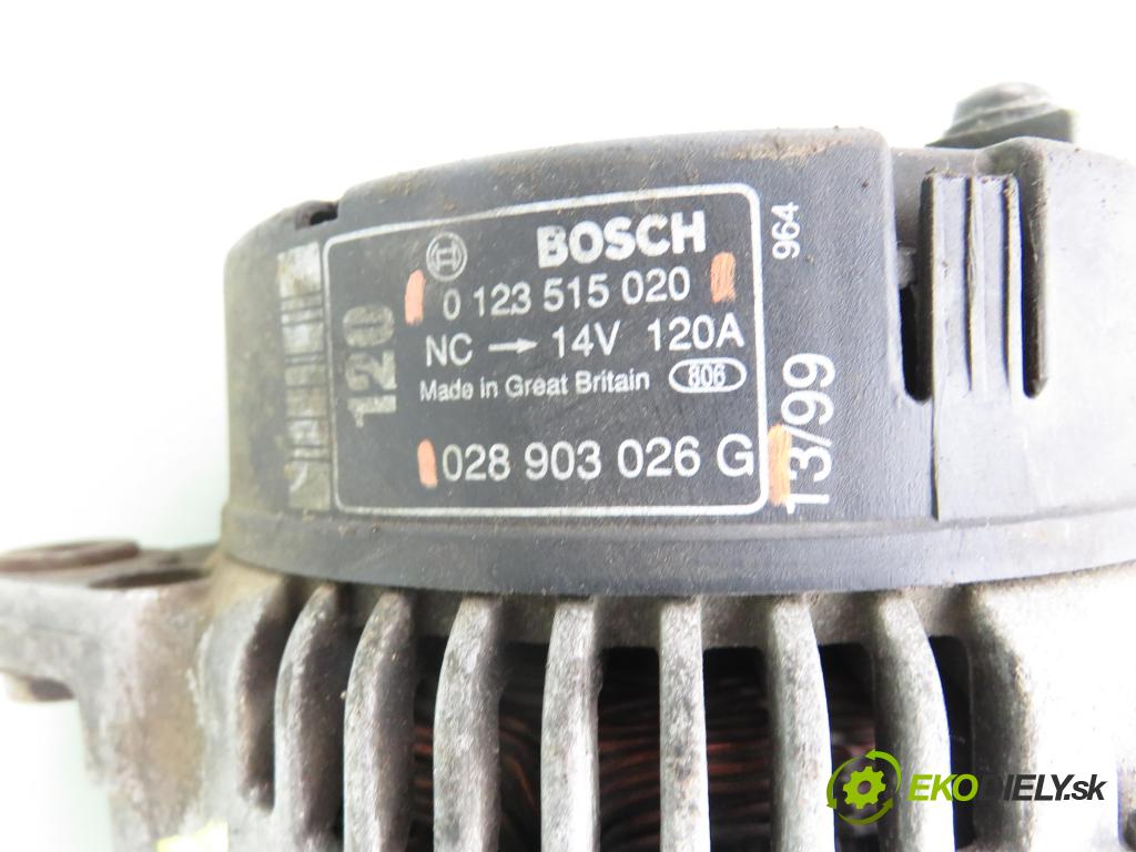SEAT ALHAMBRA (7V8, 7V9) MINIVAN 1998 66,00 1.9 TDI - AHU 1896,00 Alternátor 028903026G ; 0123515020 (Alternátor)